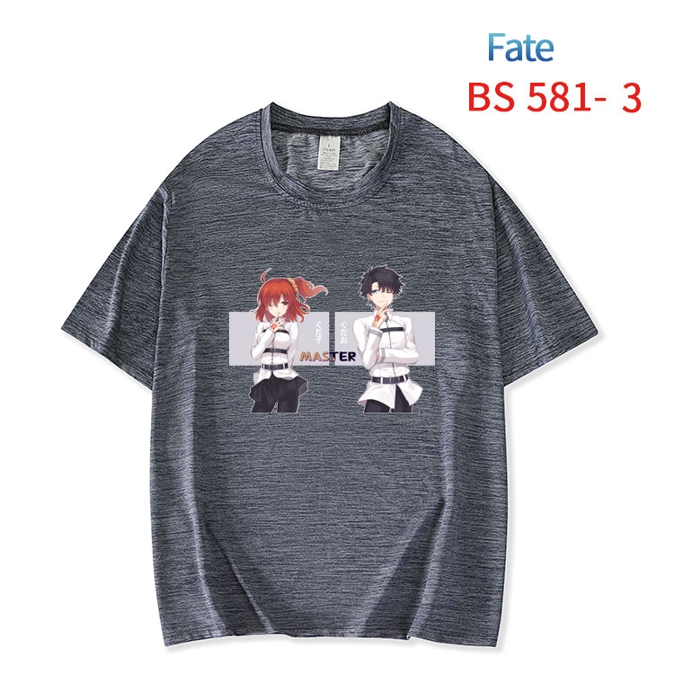 Fate stay night New ice silk cotton loose and comfortable T-shirt from XS to 5XL  BS-581-3