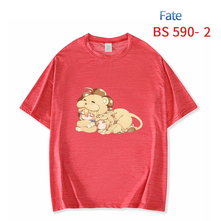 Fate stay night New ice silk cotton loose and comfortable T-shirt from XS to 5XL BS-590-2