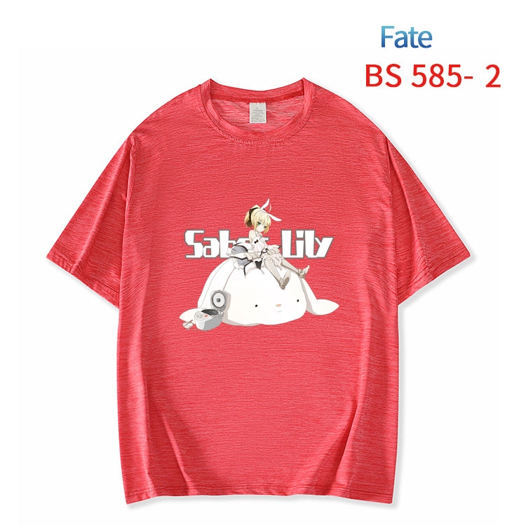 Fate stay night New ice silk cotton loose and comfortable T-shirt from XS to 5XL  BS-585-2