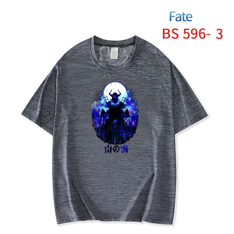 Fate stay night New ice silk cotton loose and comfortable T-shirt from XS to 5XL   BS-596-3