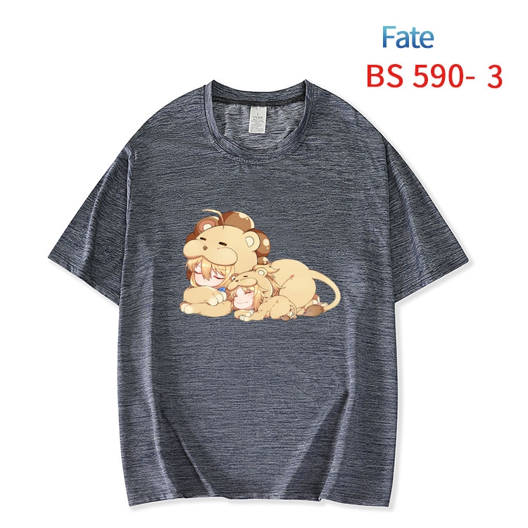 Fate stay night New ice silk cotton loose and comfortable T-shirt from XS to 5XL  BS-590-3