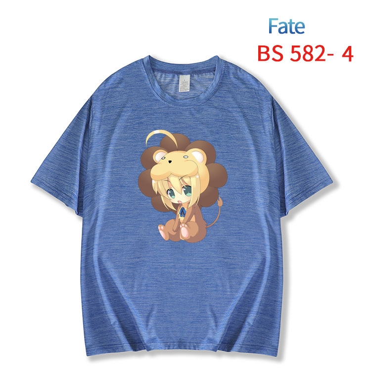 Fate stay night New ice silk cotton loose and comfortable T-shirt from XS to 5XL   BS-582-4