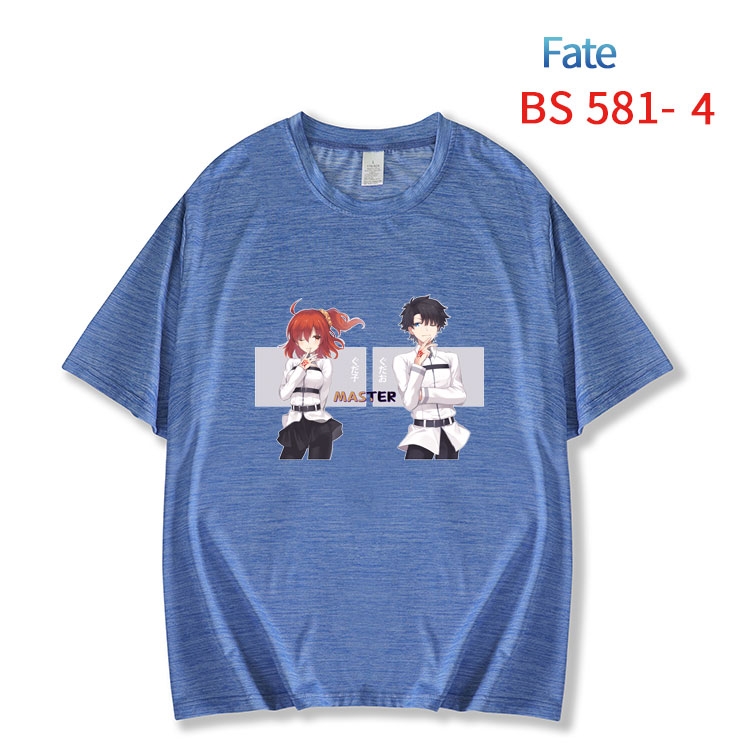 Fate stay night New ice silk cotton loose and comfortable T-shirt from XS to 5XL BS-581-4