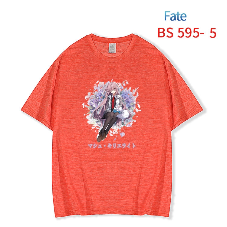 Fate stay night New ice silk cotton loose and comfortable T-shirt from XS to 5XL  BS-595-5