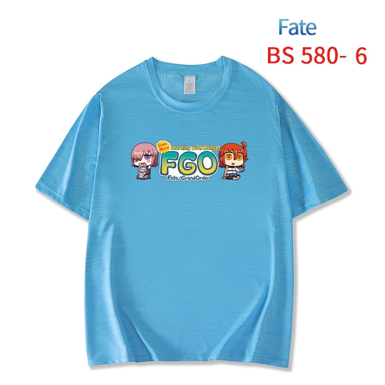 Fate stay night New ice silk cotton loose and comfortable T-shirt from XS to 5XL BS-580-6