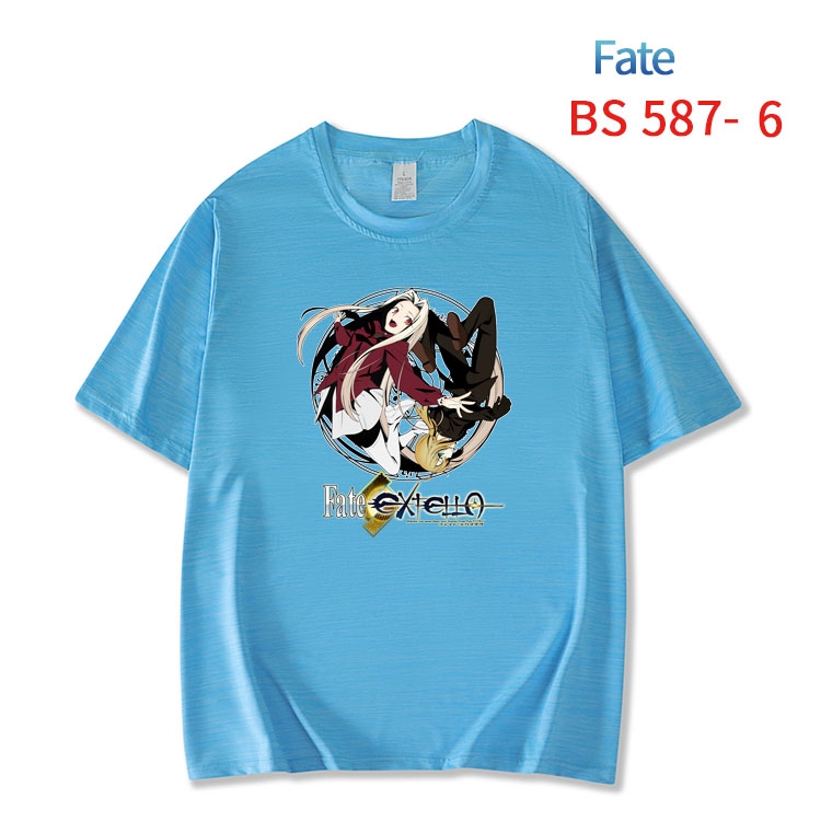 Fate stay night New ice silk cotton loose and comfortable T-shirt from XS to 5XL   BS-587-6