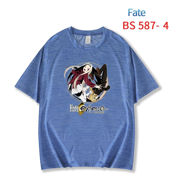 Fate stay night New ice silk cotton loose and comfortable T-shirt from XS to 5XL BS-587-4