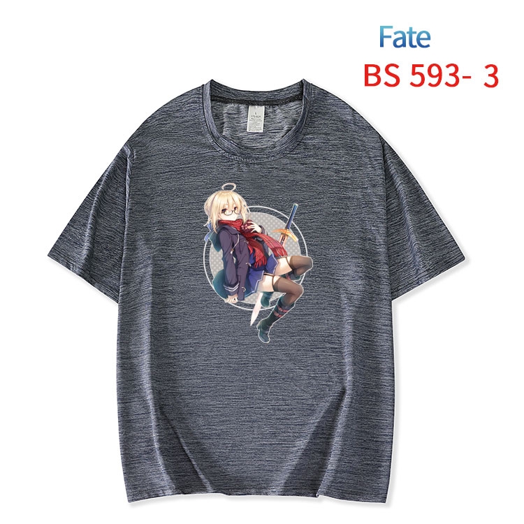 Fate stay night New ice silk cotton loose and comfortable T-shirt from XS to 5XL BS-593-3