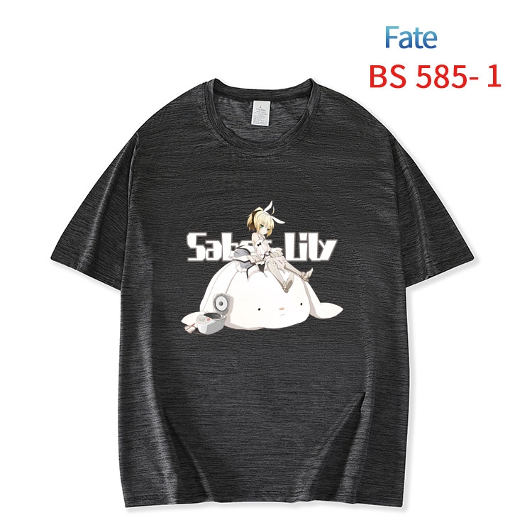 Fate stay night New ice silk cotton loose and comfortable T-shirt from XS to 5XL BS-585-1