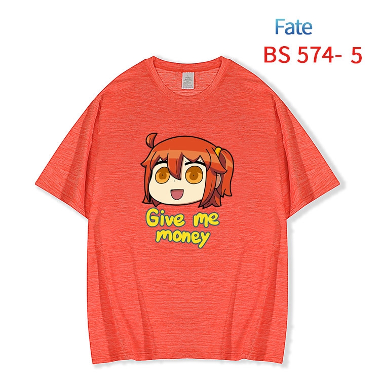 Fate stay night New ice silk cotton loose and comfortable T-shirt from XS to 5XL  BS-574-5