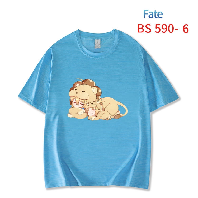 Fate stay night New ice silk cotton loose and comfortable T-shirt from XS to 5XL BS-590-6