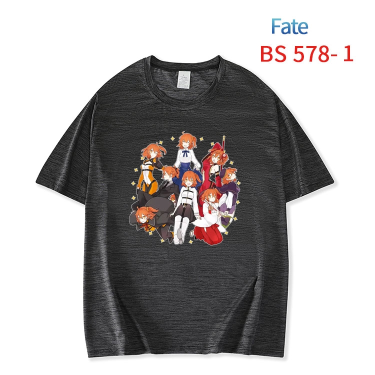 Fate stay night New ice silk cotton loose and comfortable T-shirt from XS to 5XL BS-578-1