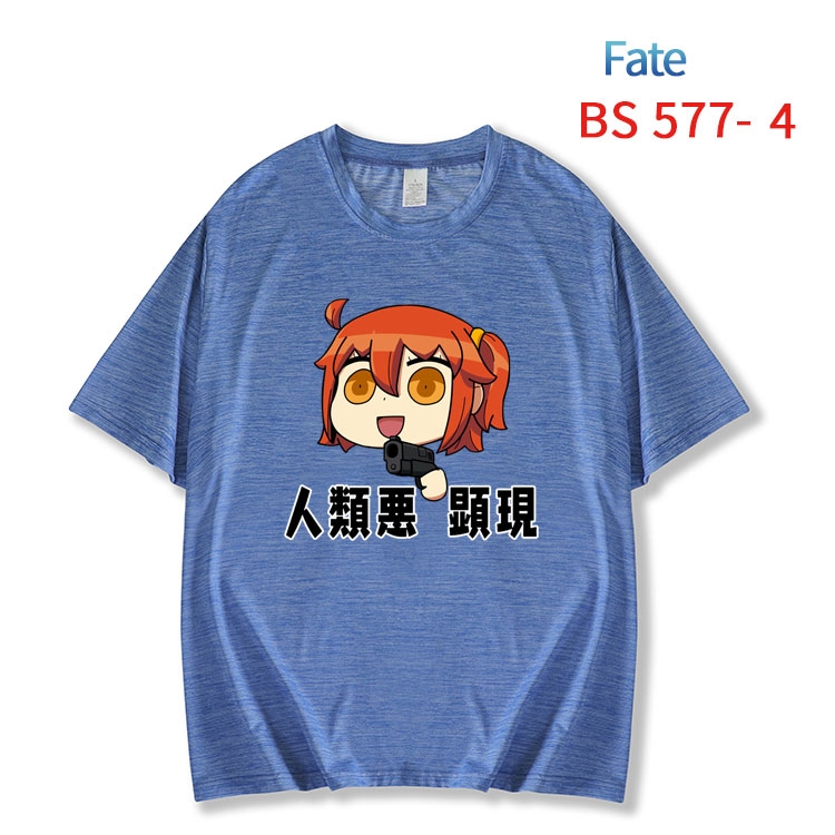 Fate stay night New ice silk cotton loose and comfortable T-shirt from XS to 5XL  BS-577-4