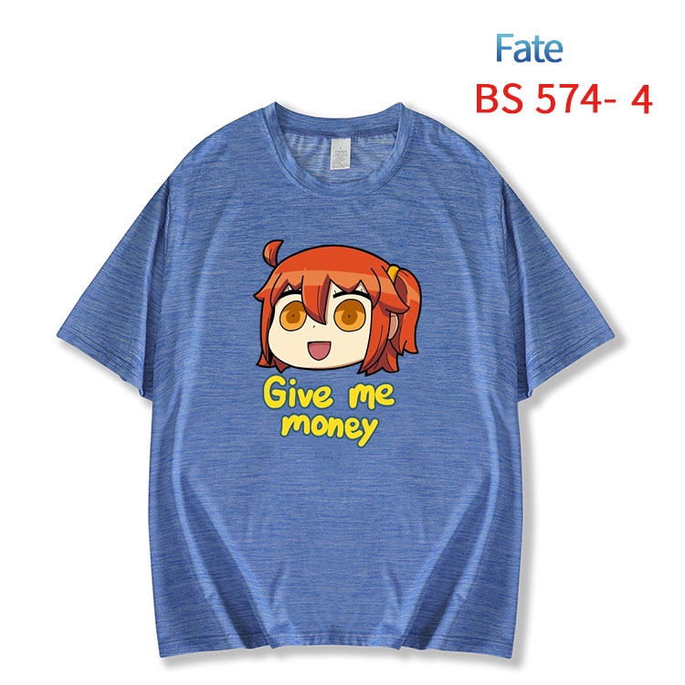 Fate stay night New ice silk cotton loose and comfortable T-shirt from XS to 5XL  BS-574-4