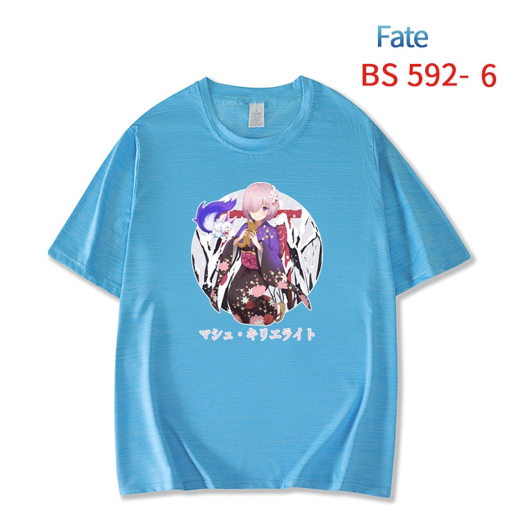 Fate stay night New ice silk cotton loose and comfortable T-shirt from XS to 5XL   BS-592-6