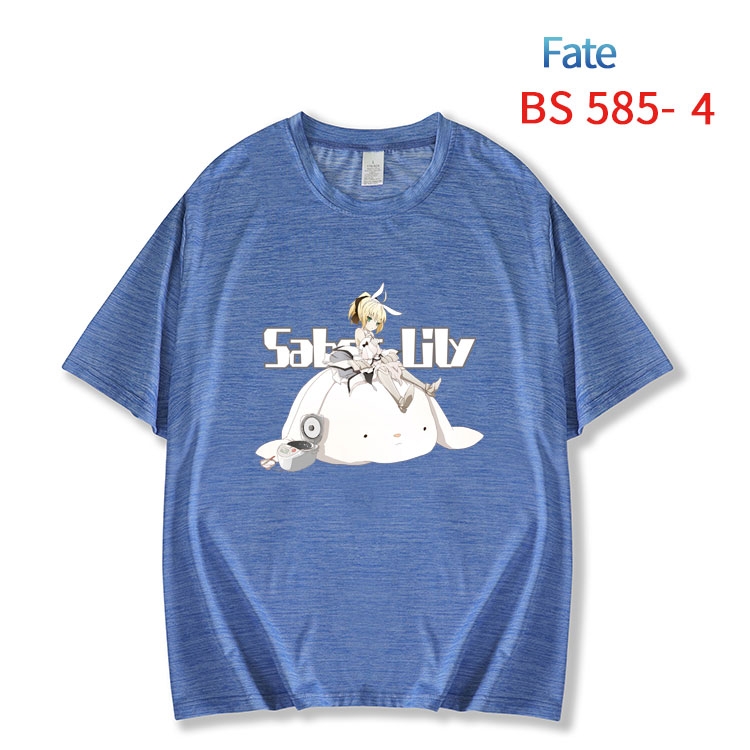 Fate stay night New ice silk cotton loose and comfortable T-shirt from XS to 5XL  BS-585-4
