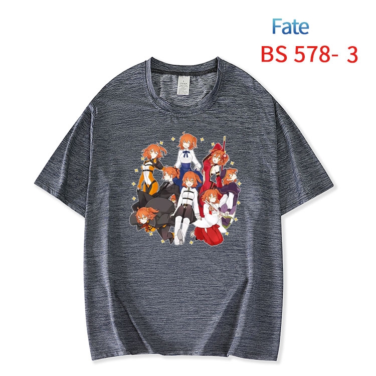 Fate stay night New ice silk cotton loose and comfortable T-shirt from XS to 5XL  BS-578-3
