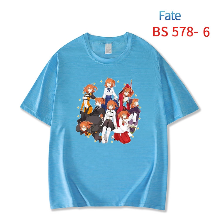 Fate stay night New ice silk cotton loose and comfortable T-shirt from XS to 5XL BS-578-6