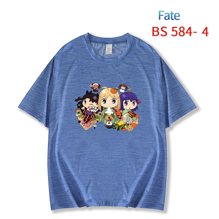 Fate stay night New ice silk cotton loose and comfortable T-shirt from XS to 5XL   BS-584-4