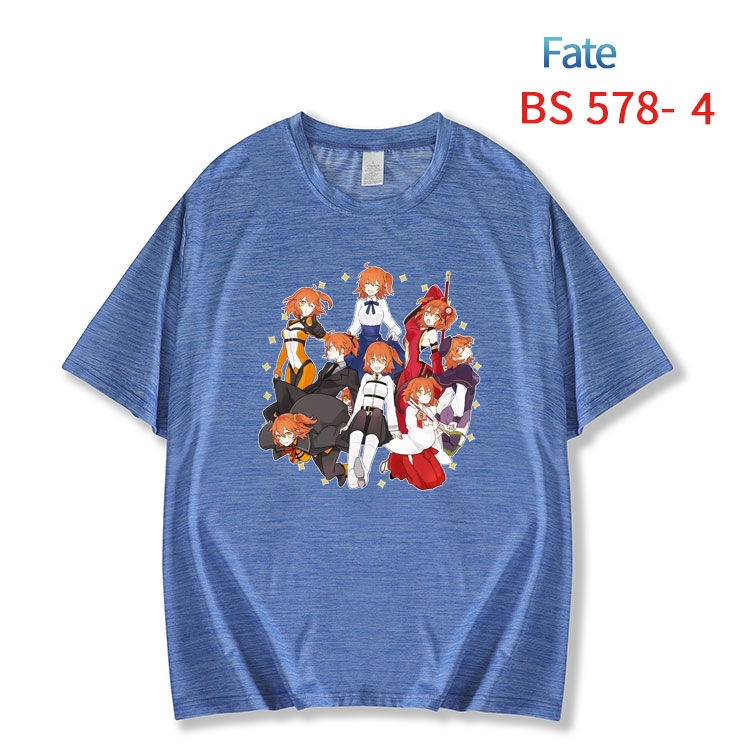 Fate stay night New ice silk cotton loose and comfortable T-shirt from XS to 5XL  BS-578-4