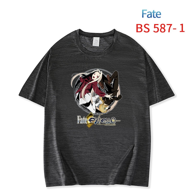 Fate stay night New ice silk cotton loose and comfortable T-shirt from XS to 5XL BS-587-1
