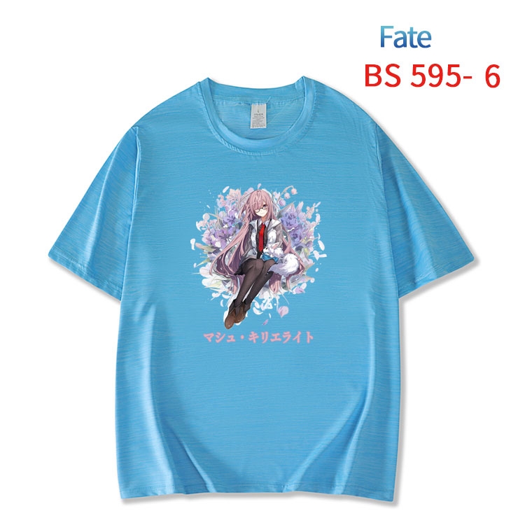 Fate stay night New ice silk cotton loose and comfortable T-shirt from XS to 5XL  BS-595-6
