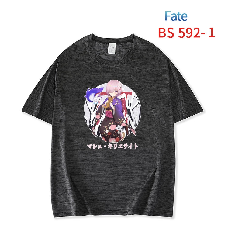 Fate stay night New ice silk cotton loose and comfortable T-shirt from XS to 5XL   BS-592-1