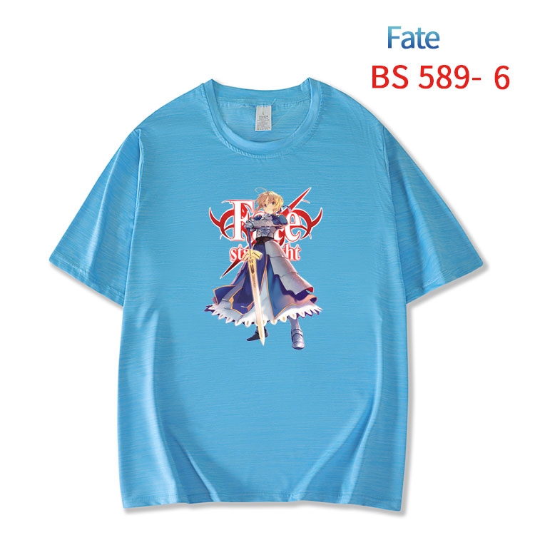 Fate stay night New ice silk cotton loose and comfortable T-shirt from XS to 5XL BS-589-6