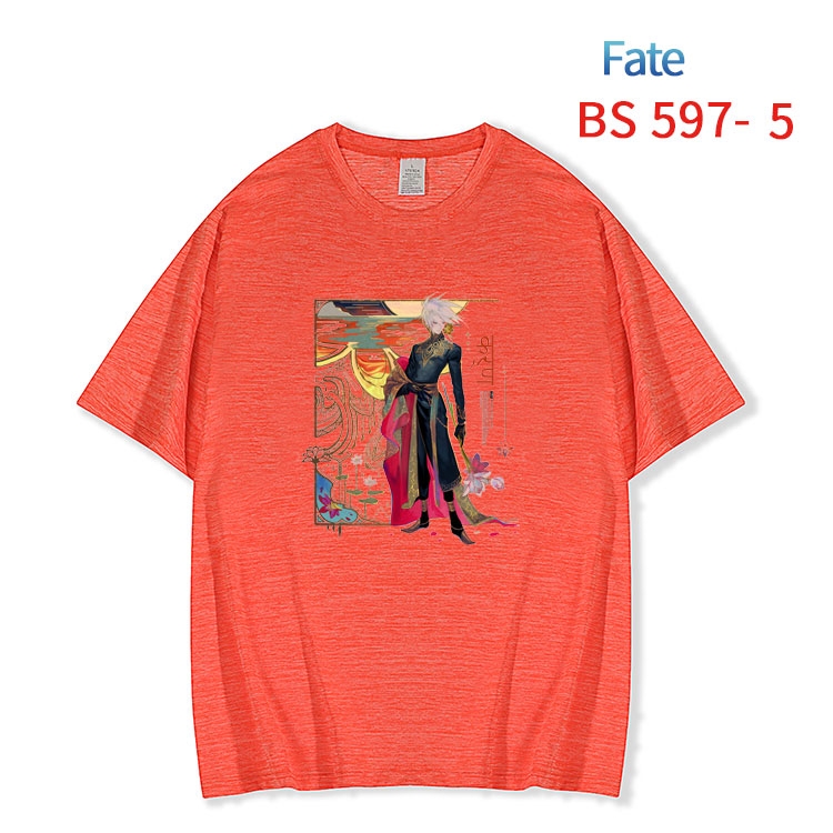 Fate stay night New ice silk cotton loose and comfortable T-shirt from XS to 5XL  BS-597-5
