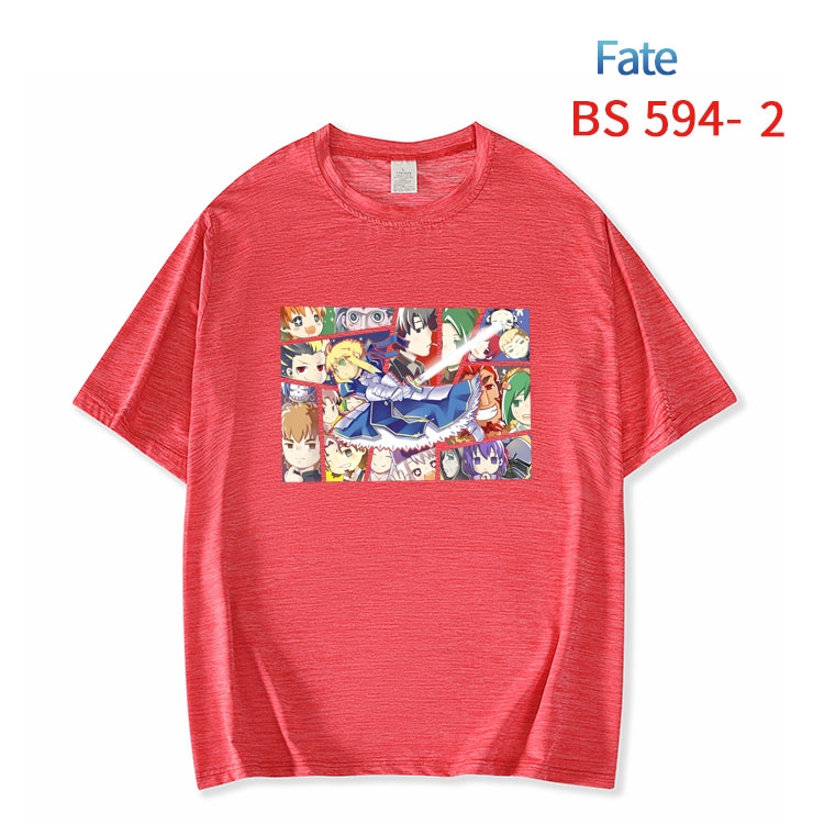 Fate stay night New ice silk cotton loose and comfortable T-shirt from XS to 5XL  BS-594-2