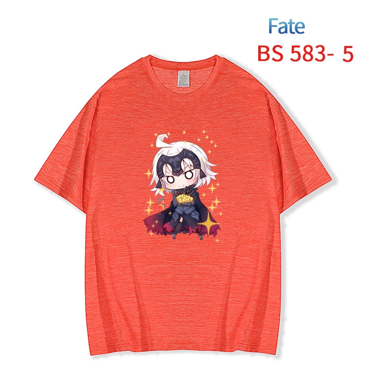 Fate stay night New ice silk cotton loose and comfortable T-shirt from XS to 5XL  BS-583-5