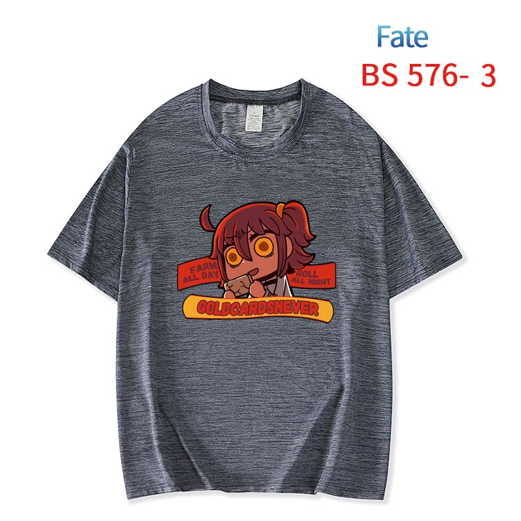 Fate stay night New ice silk cotton loose and comfortable T-shirt from XS to 5XL  BS-576-3