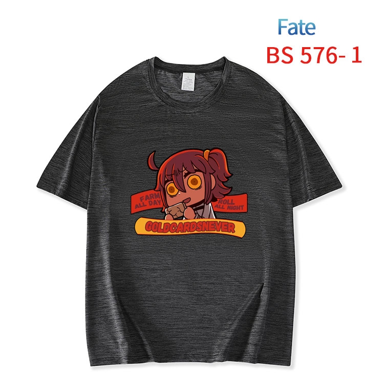 Fate stay night New ice silk cotton loose and comfortable T-shirt from XS to 5XL  BS-576-1