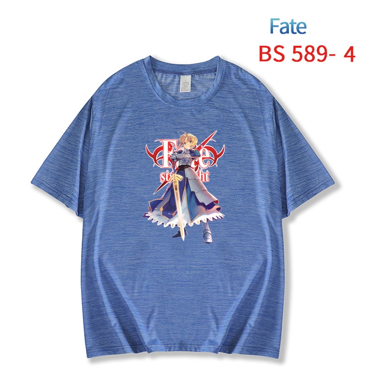 Fate stay night New ice silk cotton loose and comfortable T-shirt from XS to 5XL BS-589-4