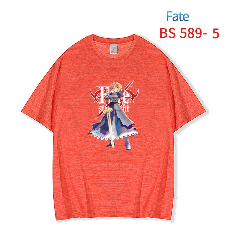 Fate stay night New ice silk cotton loose and comfortable T-shirt from XS to 5XL  BS-589-5