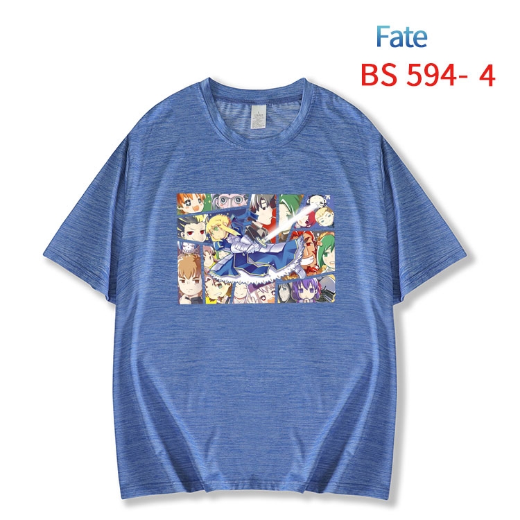 Fate stay night New ice silk cotton loose and comfortable T-shirt from XS to 5XL BS-594-4