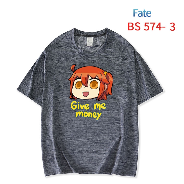 Fate stay night New ice silk cotton loose and comfortable T-shirt from XS to 5XL  BS-574-3