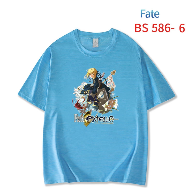 Fate stay night New ice silk cotton loose and comfortable T-shirt from XS to 5XL BS-586-6