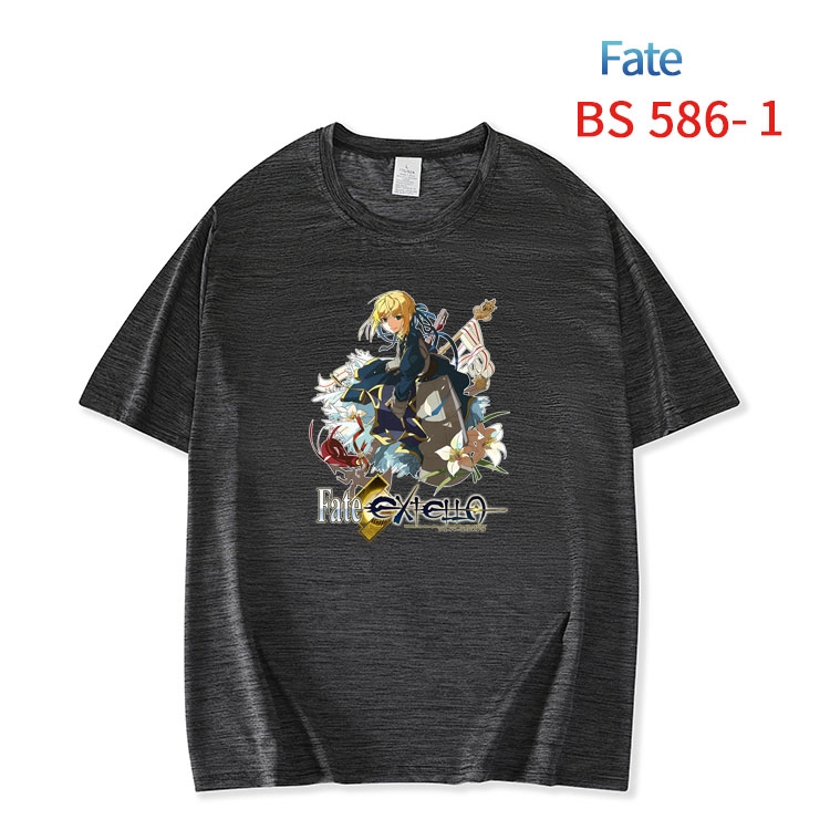Fate stay night New ice silk cotton loose and comfortable T-shirt from XS to 5XL  BS-586-1