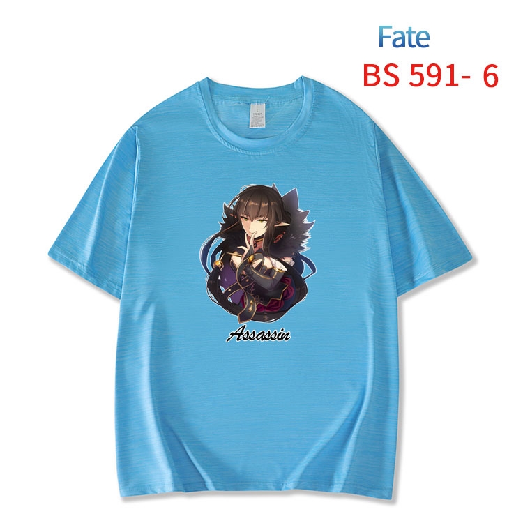 Fate stay night New ice silk cotton loose and comfortable T-shirt from XS to 5XL  BS-591-6