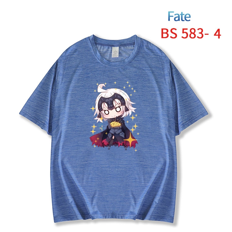 Fate stay night New ice silk cotton loose and comfortable T-shirt from XS to 5XL BS-583-4