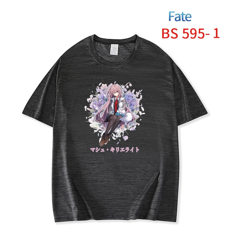 Fate stay night New ice silk cotton loose and comfortable T-shirt from XS to 5XL BS-595-1