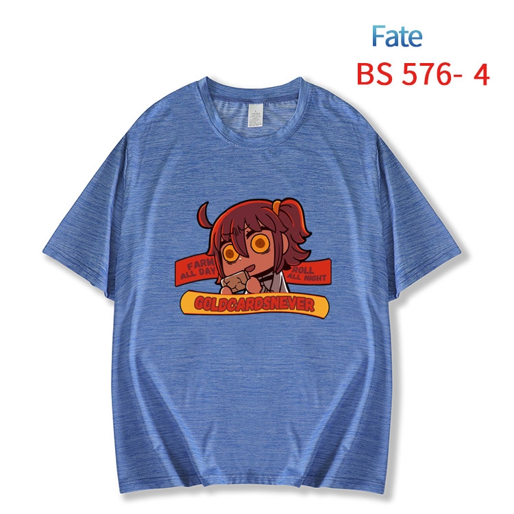 Fate stay night New ice silk cotton loose and comfortable T-shirt from XS to 5XL  BS-576-4