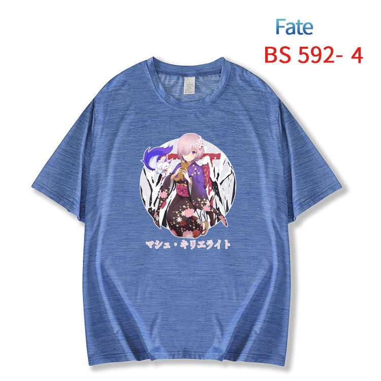Fate stay night New ice silk cotton loose and comfortable T-shirt from XS to 5XL BS-592-4