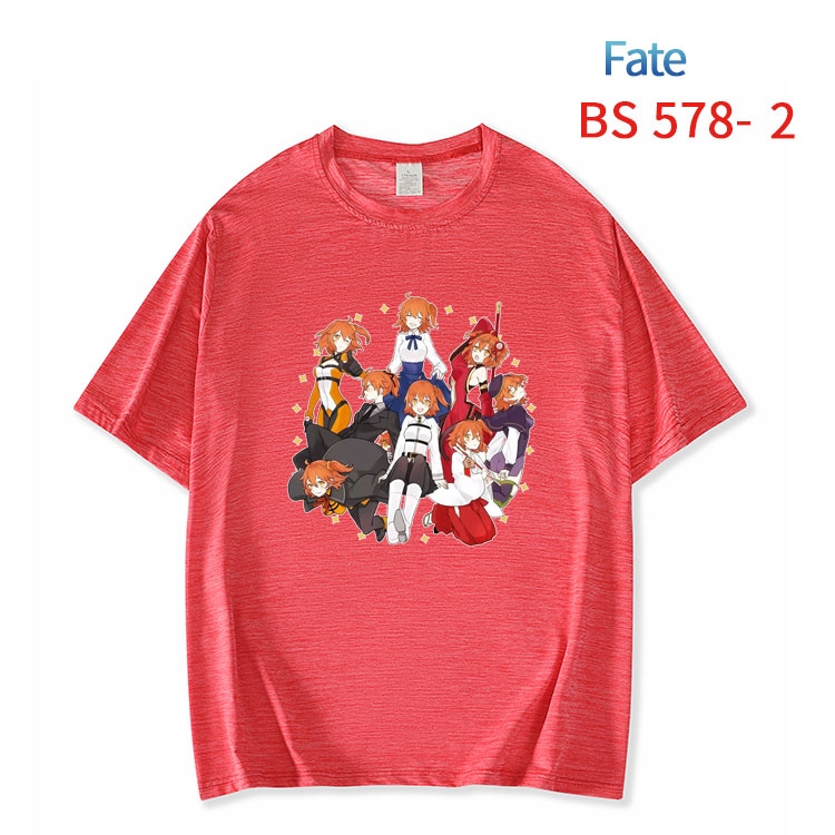 Fate stay night New ice silk cotton loose and comfortable T-shirt from XS to 5XL BS-578-2