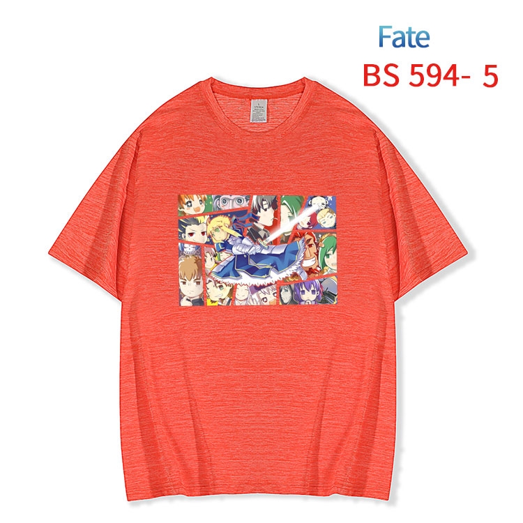 Fate stay night New ice silk cotton loose and comfortable T-shirt from XS to 5XL  BS-594-5