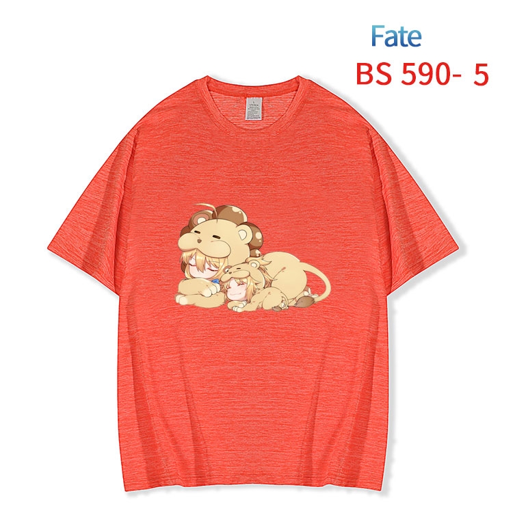 Fate stay night New ice silk cotton loose and comfortable T-shirt from XS to 5XL  BS-590-5