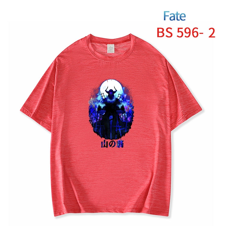 Fate stay night New ice silk cotton loose and comfortable T-shirt from XS to 5XL BS-596-2