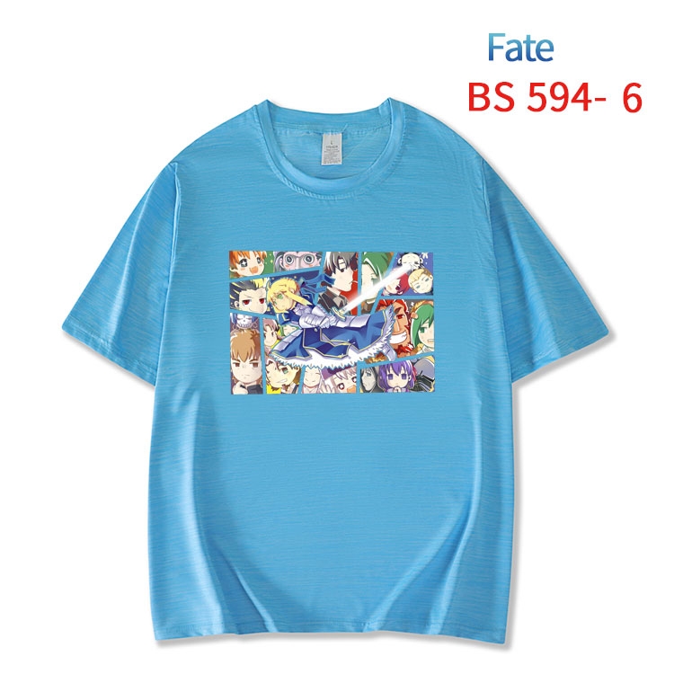 Fate stay night New ice silk cotton loose and comfortable T-shirt from XS to 5XL BS-594-6