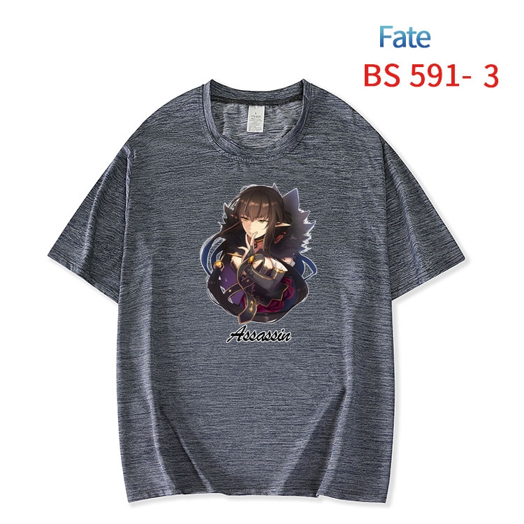 Fate stay night New ice silk cotton loose and comfortable T-shirt from XS to 5XL BS-591-3